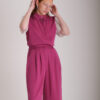 Ino (Pant - Magenta & White)