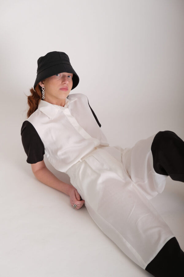 Ino (Pant - White & Black)
