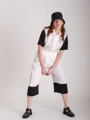 Ino (Pant - White & Black)