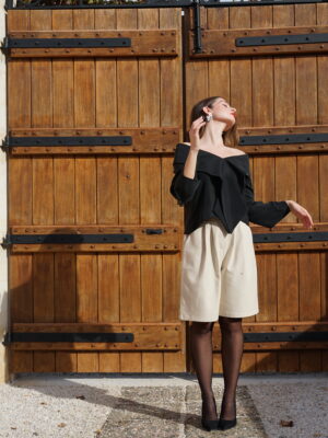 Eternelle (Off shoulder Blouse - Black)